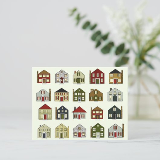 Onroerend goed briefkaart (Staand voorkant)