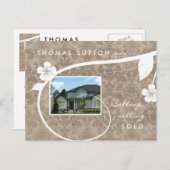 Onroerend goed/Briefkaart  beige Briefkaart (Voorkant / Achterkant)