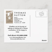 Onroerend goed/Briefkaart  beige Briefkaart (Achterkant)