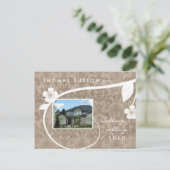 Onroerend goed/Briefkaart beige Briefkaart (Staand voorkant)