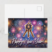 Onroerend goed Briefkaart - Gelukkig Nieuwjaar (Voorkant / Achterkant)