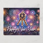 Onroerend goed Briefkaart - Gelukkig Nieuwjaar (Voorkant)