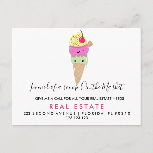 onroerend goed Chill referals Aankondiging Briefka (Voorkant)