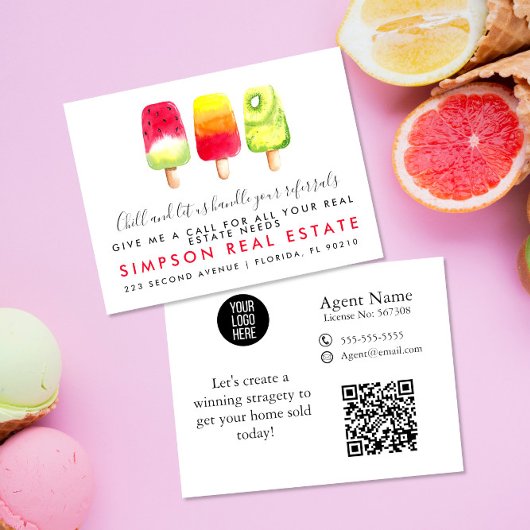 onroerend goed Chill referals Aankondiging Briefka