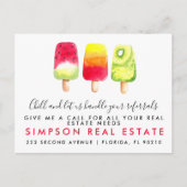 onroerend goed Chill referals Aankondiging Briefka (Voorkant)