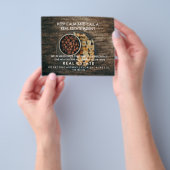 onroerend goed Coffee Aankondiging Flyer (Hand)