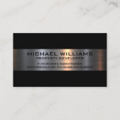 Onroerend goed | Commerciële bouw Visitekaartje (Achterkant)