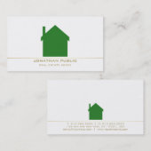 Onroerend goed Consultant Modern Stijlvol Design L Visitekaartje (Voorkant / Achterkant)