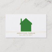 Onroerend goed Consultant Modern Stijlvol Design L Visitekaartje (Voorkant)