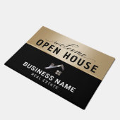 Onroerend goed Custom House Logo Realtor Promotion Deurmat (Schuin)