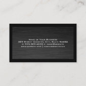 Onroerend goed Dak en Sleutels | Zwarte Rand Visitekaartje (Achterkant)