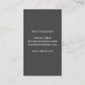 Onroerend goed dak Logo | goudlaag Visitekaartje (Achterkant)