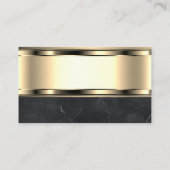 Onroerend goed dak Logo | metaalgoud Visitekaartje