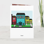 Onroerend goed Dank je Bedankkaart (Achterkant)