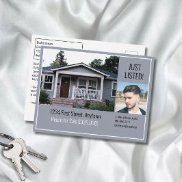 Onroerend goed Direct Mail Grijs Briefkaart
