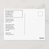 Onroerend goed Direct Mail Modern Blauw 2 Afbeeldi Briefkaart (Achterkant)