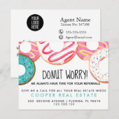 onroerend goed donut verwijzingen Aankondiging (Voorkant / Achterkant)