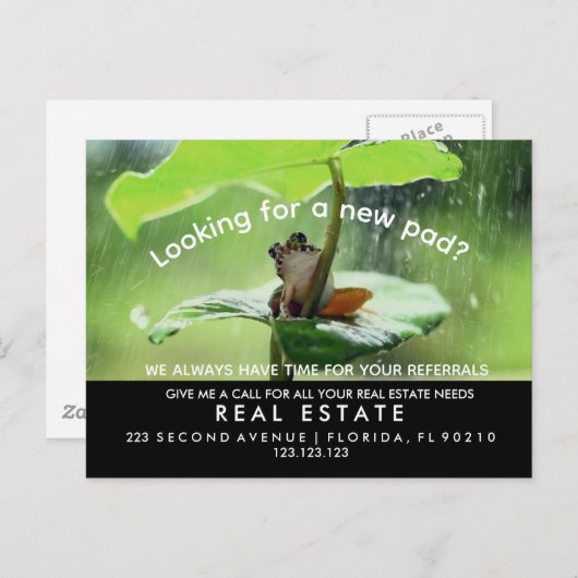 onroerend goed Dream Home Aankondiging nieuw pad (Voorkant / Achterkant)