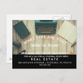 onroerend goed Dream Home Announcement type Aankondigingskaart (Voorkant / Achterkant)