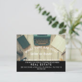 onroerend goed Dream Home Announcement type Aankondigingskaart (Staand voorkant)