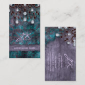 Onroerend goed Elegant Vintage Chandelier Visitekaartje (Voorkant / Achterkant)