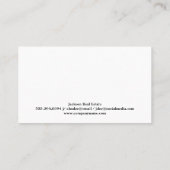 Onroerend goed | Fancy onderdelen | Marmer Visitekaartje (Achterkant)