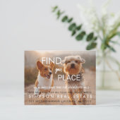 onroerend goed FIen je huis Aankondiging Briefkaar (Staand voorkant)