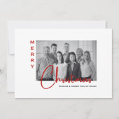 Onroerend goed foto | Minimalistisch kerstfeest, b Feestdagenkaart (Voorkant)