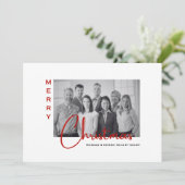 Onroerend goed foto | Minimalistisch kerstfeest, b Feestdagenkaart (Staand voorkant)