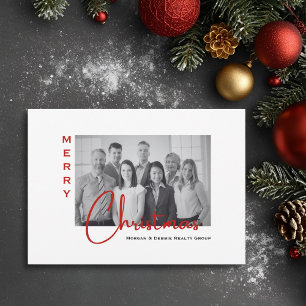 Onroerend goed foto   Minimalistisch kerstfeest, b Feestdagenkaart
