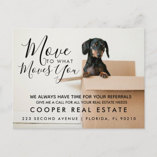 onroerend goed Ga naar wat je aankondigingen verpl Aankondigingskaart (Voorkant)