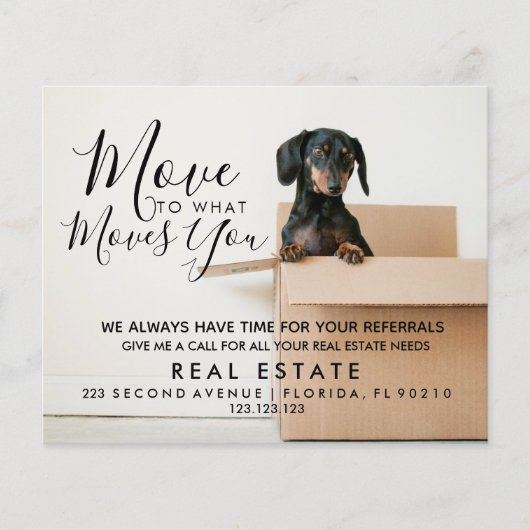 onroerend goed Ga naar wat je aankondigingen verpl Flyer (Voorkant)