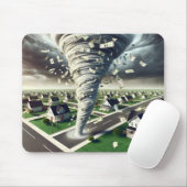 Onroerend goed Geld Tornado Muismat (Met muis)