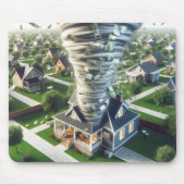 Onroerend goed Geld Tornado Muismat (Voorkant)