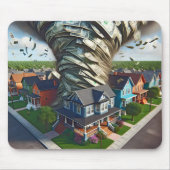 Onroerend goed Geld Tornado Muismat (Voorkant)