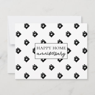 Onroerend goed Gelukkig huis jubileum Kaart