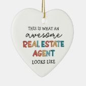 Onroerend goed Geweldige realtor Gifts Keramisch Ornament (Rechts)
