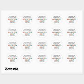Onroerend goed Geweldige realtor Gifts Ronde Sticker (Vel)