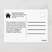 Onroerend goed Gewoon aangeboden Briefkaart voor m (Achterkant)