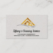 Onroerend goed Gold Logo Visitekaartje (Voorkant)