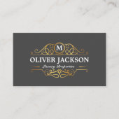 Onroerend goed | Goud Luxe Eigenschappen Visitekaartje (Voorkant)