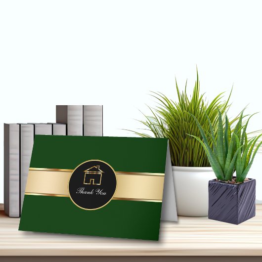 Onroerend goed Hartelijk dank Bedankkaart