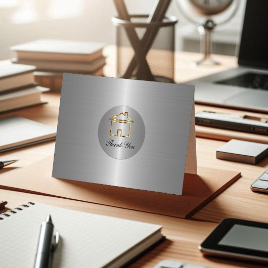 Onroerend goed Hartelijk dank Bedankkaart