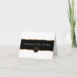 Onroerend goed Hartelijk dank Bedankkaart