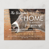 onroerend goed Het beste moment om een huis te kop Aankondigingskaart (Voorkant)