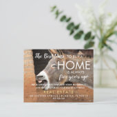 onroerend goed Het beste moment om een huis te kop Aankondigingskaart (Staand voorkant)