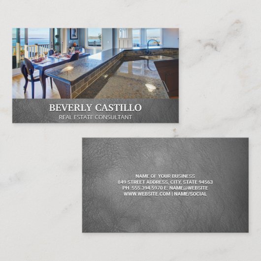 Onroerend goed | Home Interieur Visitekaartje (Voorkant / Achterkant)