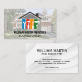 Onroerend goed Home Repair Logo | Buurthuis Visitekaartje (Voorkant / Achterkant)