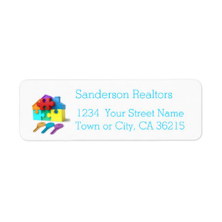 Onroerend goed, huis en sleutels, makelaar, makela etiket