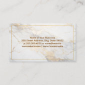 Onroerend goed Huis Logo | Marmer Visitekaartje (Achterkant)